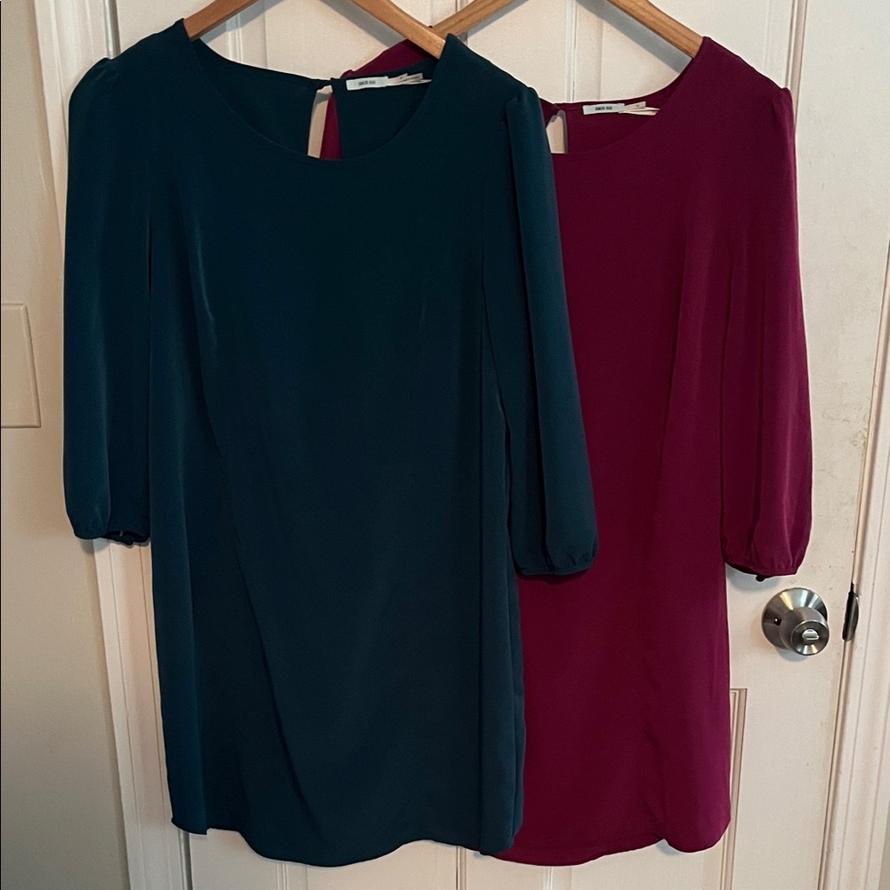 Urban Outfitters Kimchi Blue Women's Teal and Magenta Dress Bundle Set